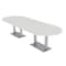 Skutchi Designs 45 in W, 144 in L, 29 in H, Engineered Wood Top, White HAR-RAC-46x143-DOU-WHCYPRESS - alternate 1